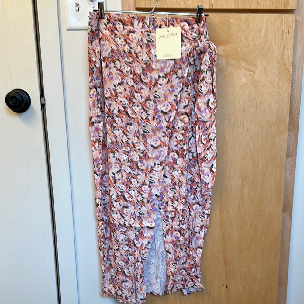 Floral Midi Skirt